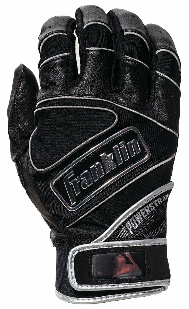 FRANKLIN POWERSTRAP CHROME BATTING GLOVES 3 FRANKLIN POWERSTRAP CHROME BATTING GLOVES