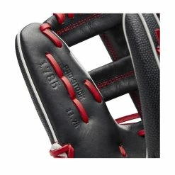 2021 WILSON A2000 1785SS 11.75" INFIELD BASEBALL GLOVE -Hot Sale Baseball Gloves Store 8f2a784325f338e3e9356f2fc377ab51f1a0853e WBW100098 6 A2000 IF 1785SS BlackSS Black Red