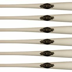 Old Hickory Bat Company Black Label - Natural (Matte) - 6 Pack