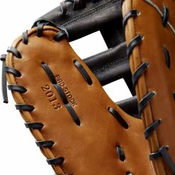 WILSON 2020 A2000 2013 12.5" FIRST BASE BASEBALL MITT -Hot Sale Baseball Gloves Store WTA20RB202013 BROWNBLACK DET alt3
