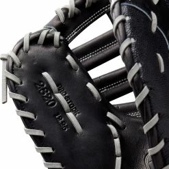 WILSON 2020 A2000 2820SS 12.25" FIRST BASE BASEBALL GLOVE -Hot Sale Baseball Gloves Store WTA20RB202820S S Black DET alt3