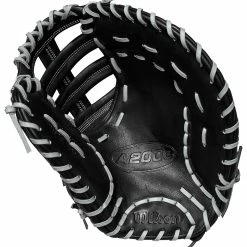 WILSON 2020 A2000 2820SS 12.25" FIRST BASE BASEBALL GLOVE -Hot Sale Baseball Gloves Store WTA20RB202820S S Black PALM